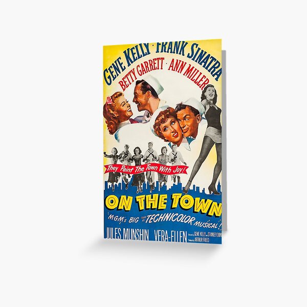 On the Town Greeting Card