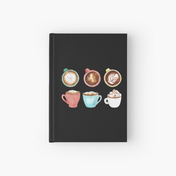 Assorted Coffee Cups Hardcover Journal