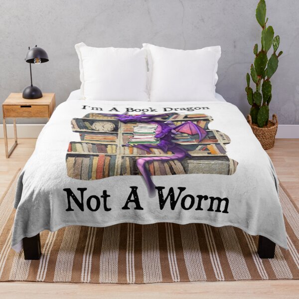 Item preview, I'M A BOOK DRAGON NOT A WORM designed and sold by GPTrending.