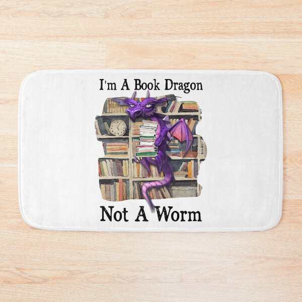 Item preview, I'M A BOOK DRAGON NOT A WORM designed and sold by GPTrending.