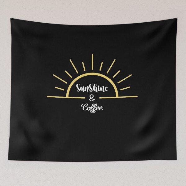 Item preview, Sunshine and Coffee, Funny Coffee Shirt, Coffee Lovers , Summer shirt designed and sold by othmanoek.