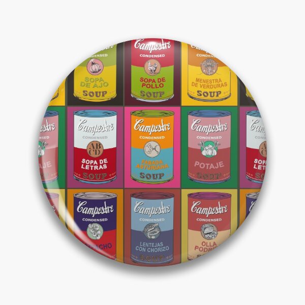 Item preview, Spanish Andy Warhol soups - Sopas Campestre (with colors) designed and sold by Groenendijk.
