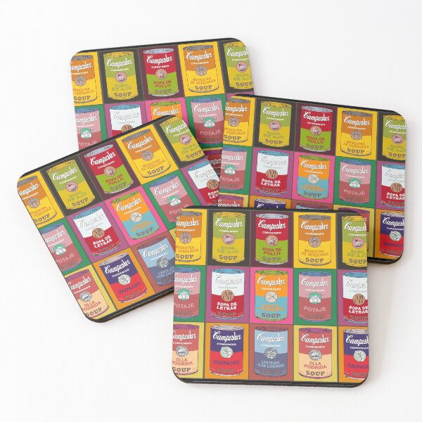 Item preview, Spanish Andy Warhol soups - Sopas Campestre (with colors) designed and sold by Groenendijk.