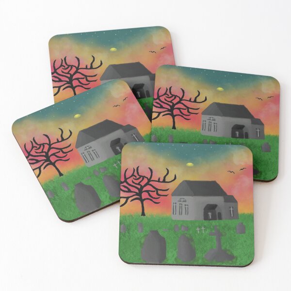 Item preview, Spooky graveyard  designed and sold by oddandcurios.