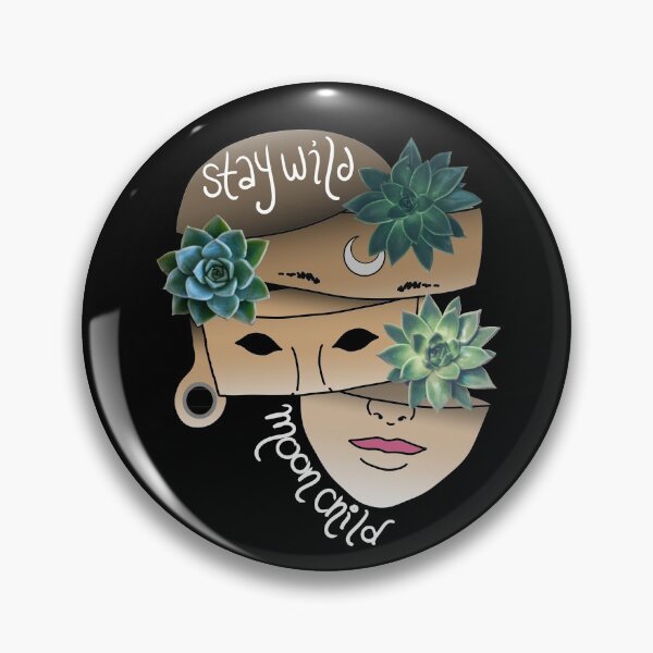 Item preview, Stay Wild Moon Child, Plant Lover, Succulents, Weird and Unusual, designed and sold by 10pmCreations.