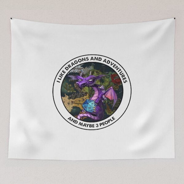 Item preview, I LIKE DRAGONS ADVENTURES MAYBE 3 PEOPLE designed and sold by GPTrending.