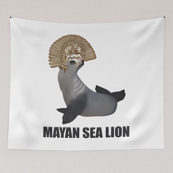 Item preview, Just a Mayan Sea Lion designed and sold by ADHDCrafter.