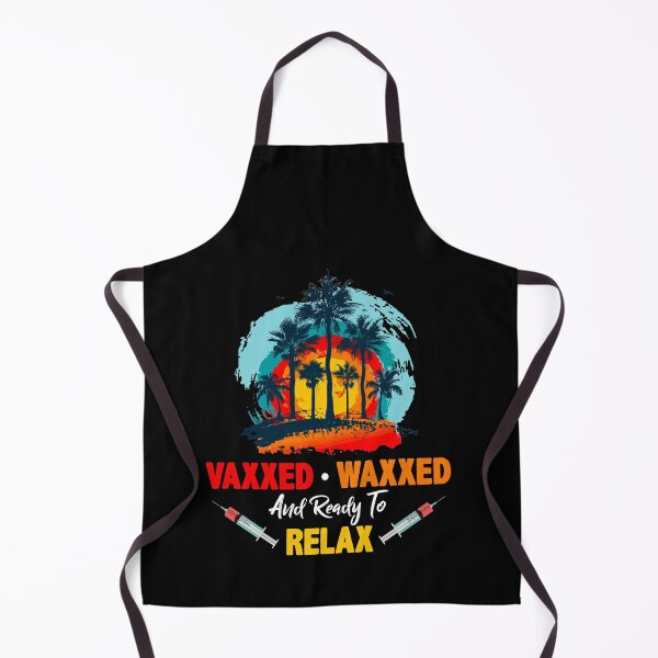 Item preview, Vaxxed Waxed And Ready To Relax Summer Vacation Funny designed and sold by Dressed For Duty.