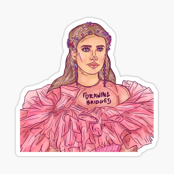 Sticker Emma Roberts Redbubble