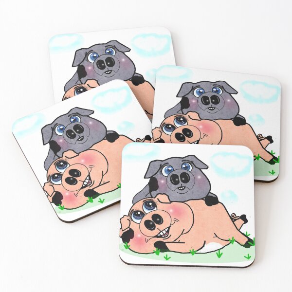 Item preview, 2 cute pigs  designed and sold by Shirley cute art .