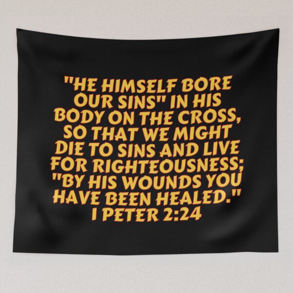 Item preview, Bible Verse 1 Peter 2:24 designed and sold by Prayingwarrior.