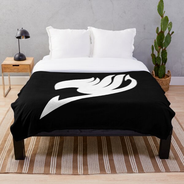 Fairy Tail Logo (White) Throw Blanket