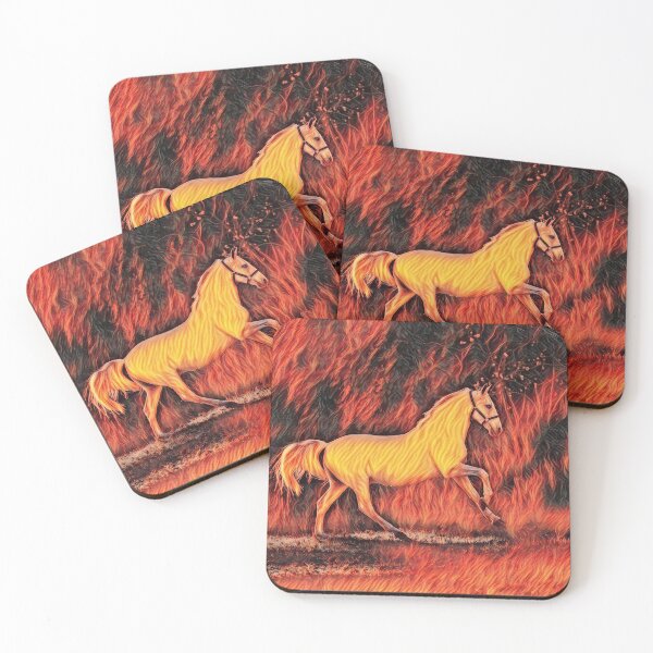 Item preview, GALATHI Flames Horse - Horses designed and sold by Galathi Designs.