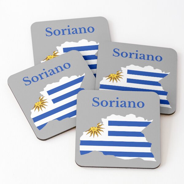 Item preview, Soriano Department Map Design, Uruguay  designed and sold by marosharaf.