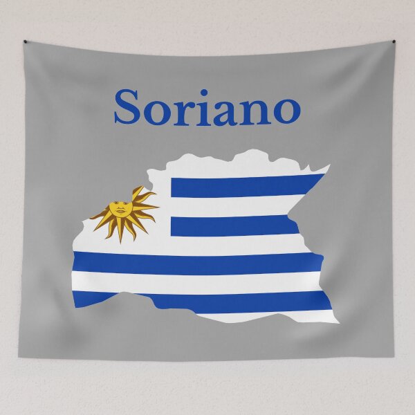 Item preview, Soriano Department Map Design, Uruguay  designed and sold by marosharaf.
