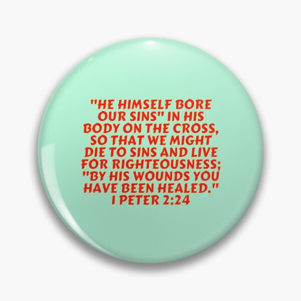 Item preview, Bible Verse 1 Peter 2:24 designed and sold by Prayingwarrior.