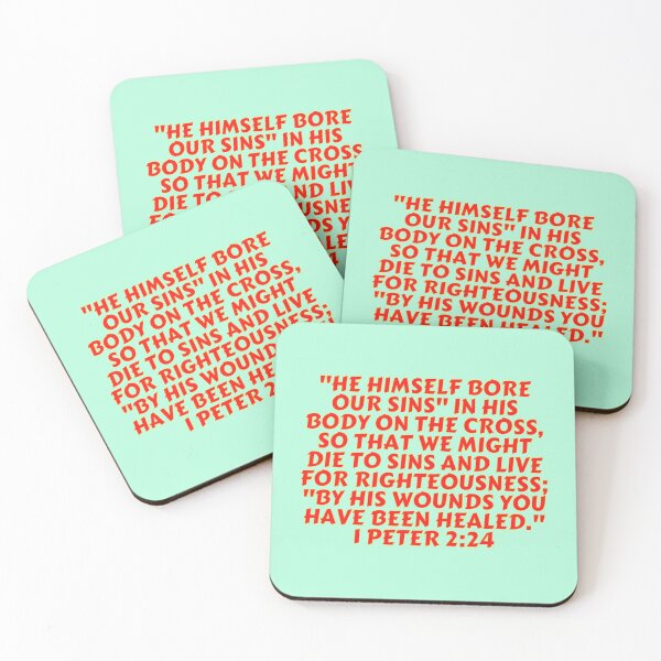 Item preview, Bible Verse 1 Peter 2:24 designed and sold by Prayingwarrior.