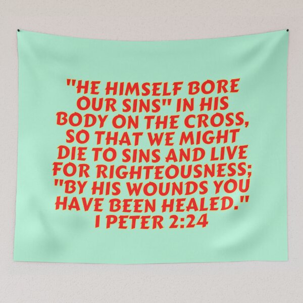 Item preview, Bible Verse 1 Peter 2:24 designed and sold by Prayingwarrior.