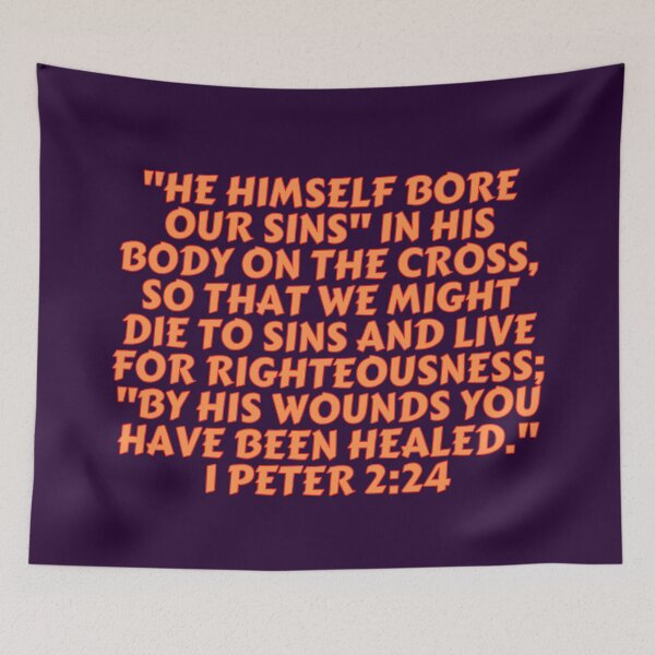 Item preview, Bible Verse 1 Peter 2:24 designed and sold by Prayingwarrior.