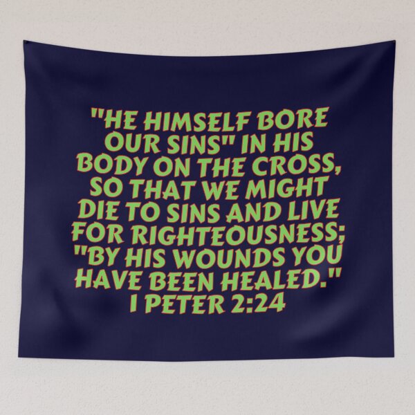 Item preview, Bible Verse 1 Peter 2:24 designed and sold by Prayingwarrior.