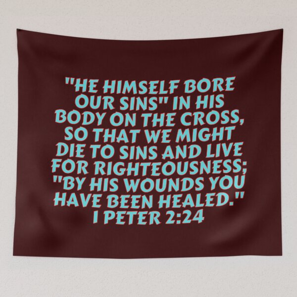 Item preview, Bible Verse 1 Peter 2:24 designed and sold by Prayingwarrior.