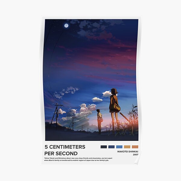 5 Centimeters Per Second Polaroid Poster By Wettoast Redbubble