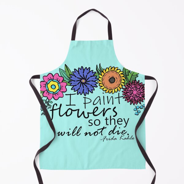 Item preview, Frida Kahlo Art Quote I Paint Flowers So They Will Not Die Floral Crown designed and sold by marciejurkowski.