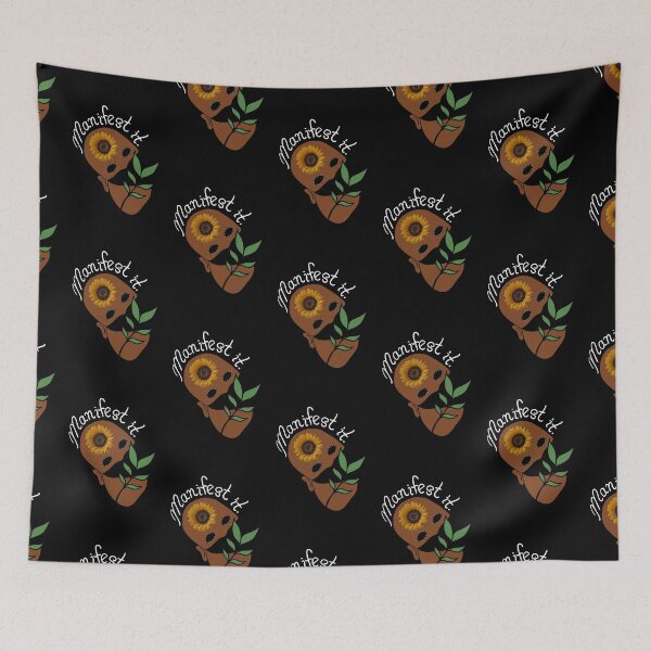Item preview, Manifest,  PlantLover, Creepy and Surreal, Plant and Sunflower designed and sold by 10pmCreations.