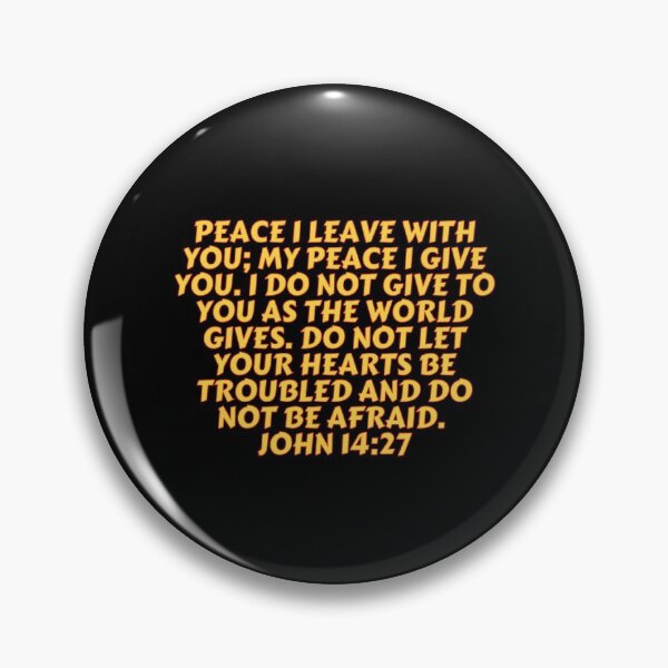 Item preview, Bible Verse John 14:27 designed and sold by Prayingwarrior.