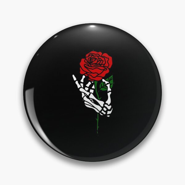 Item preview, Skeleton Hand Holding Rose Tattoo S designed and sold by killingworthhi.
