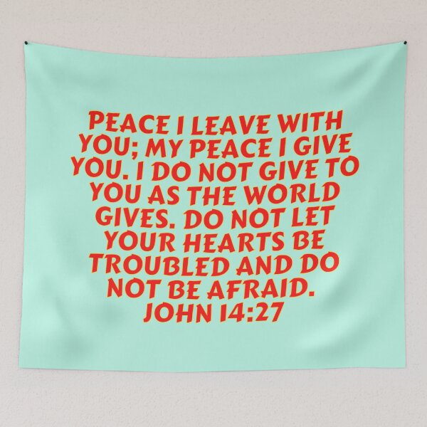 Item preview, Bible Verse John 14:27 designed and sold by Prayingwarrior.