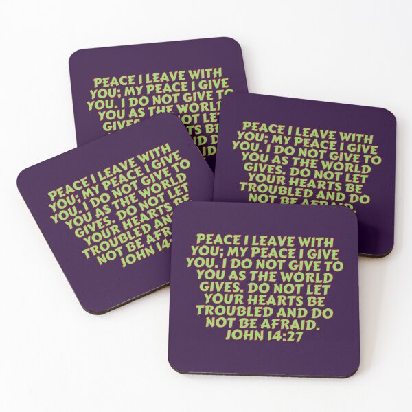 Item preview, Bible Verse John 14:27 designed and sold by Prayingwarrior.