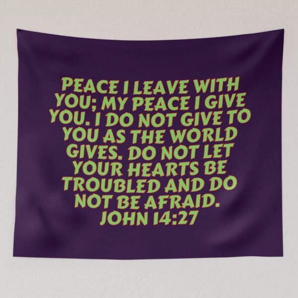 Item preview, Bible Verse John 14:27 designed and sold by Prayingwarrior.