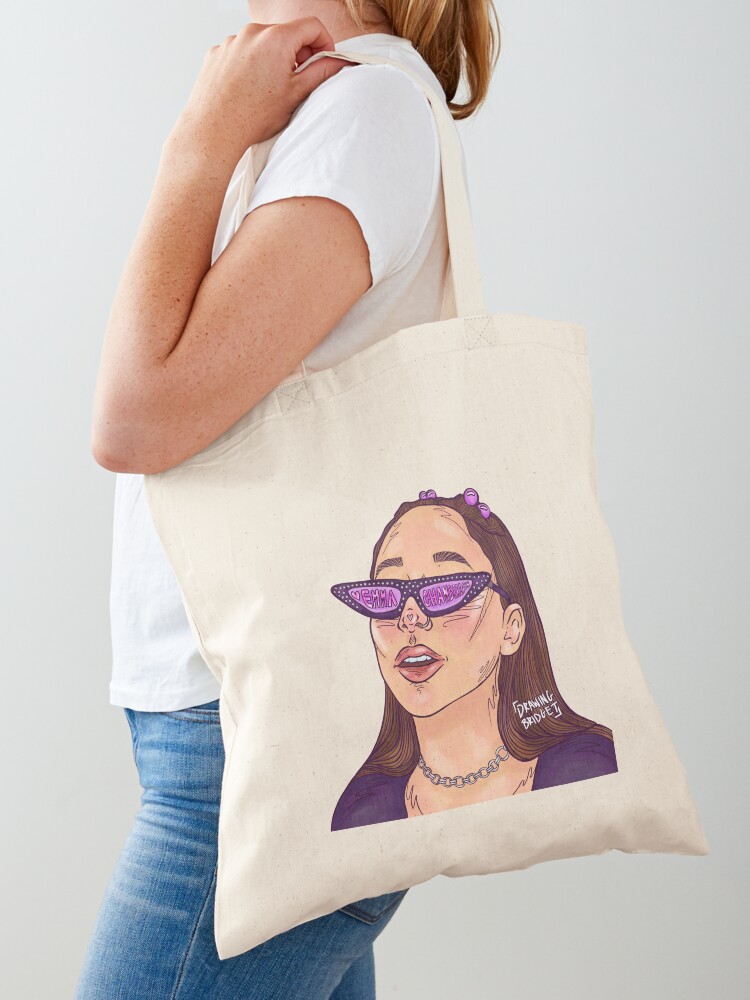 Emma Chamberlain (purple) | Tote Bag