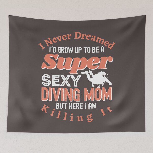 Item preview, Super Sexy Diving Mom designed and sold by StudioAquaLumos.