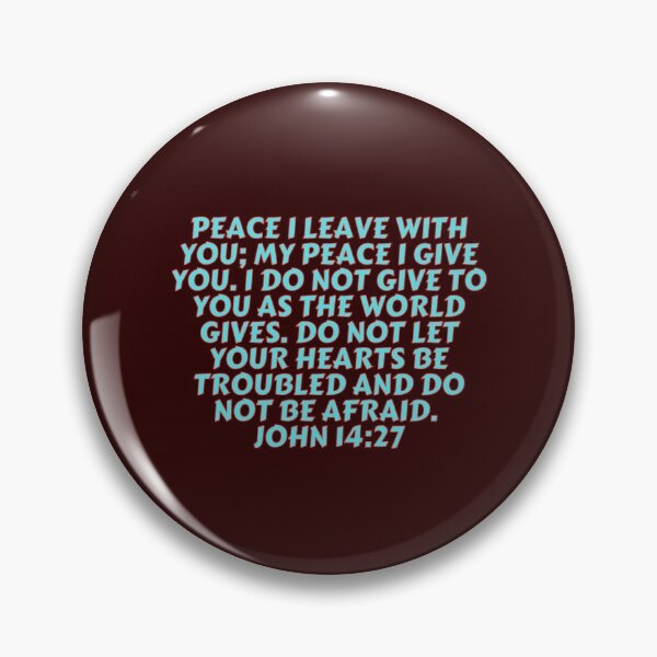 Item preview, Bible Verse John 14:27 designed and sold by Prayingwarrior.