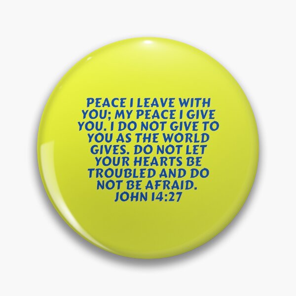 Item preview, Bible Verse John 14:27 designed and sold by Prayingwarrior.