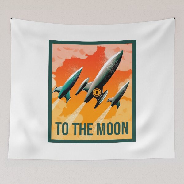 Item preview, To the Moon designed and sold by sillyconevalley.