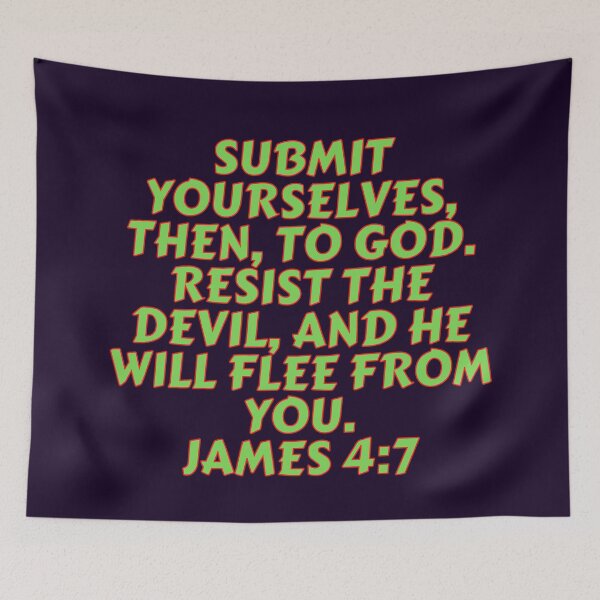 Item preview, Bible Verse James 4:7 designed and sold by Prayingwarrior.