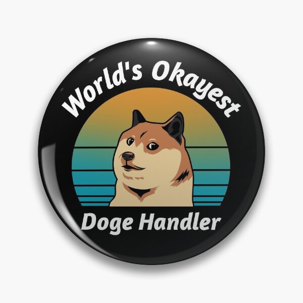 Item preview, Worlds Okayest Doge Handler - Shiba Inu Doge Crypto Meme designed and sold by molamode.