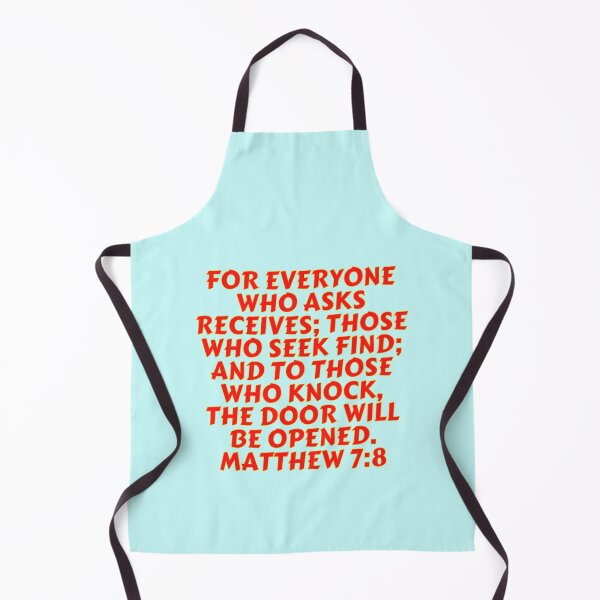 Item preview, Bible Verse Matthew 7:8 designed and sold by Prayingwarrior.