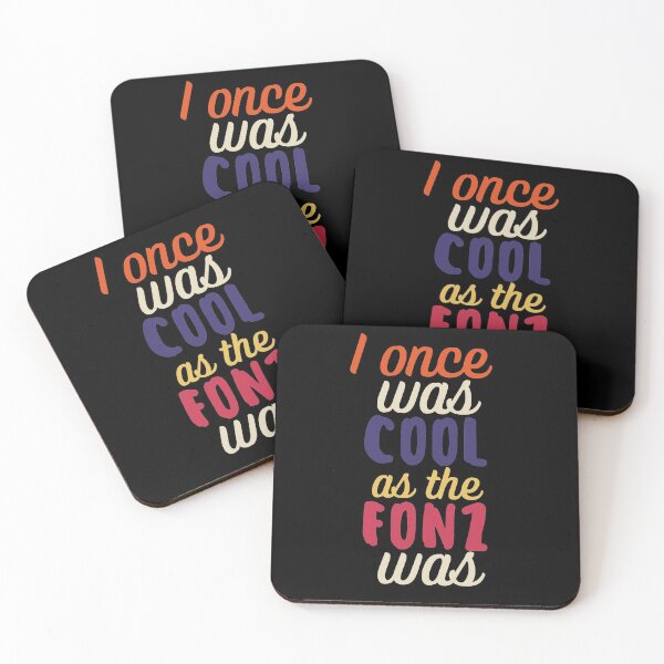 Item preview, I Once Was Cool As The Fonz Was | The Fonz Happy Days designed and sold by brooklyntowner.
