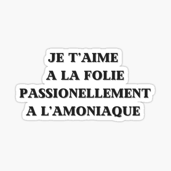 Qlf a l'amoniaque Sticker