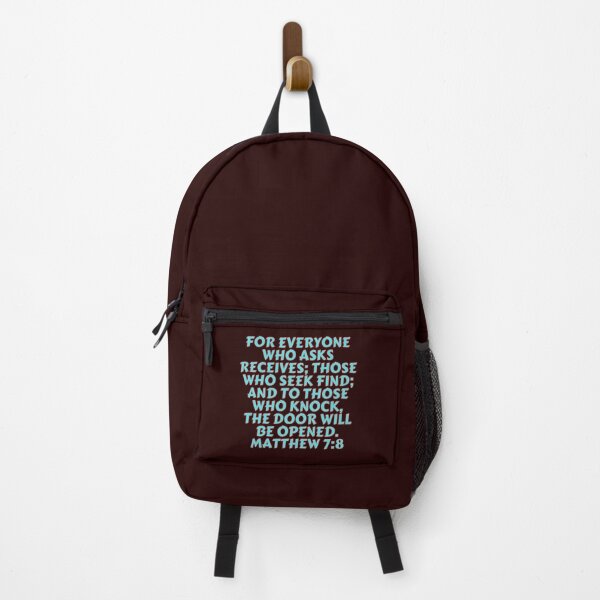 Item preview, Bible Verse Matthew 7:8 designed and sold by Prayingwarrior.