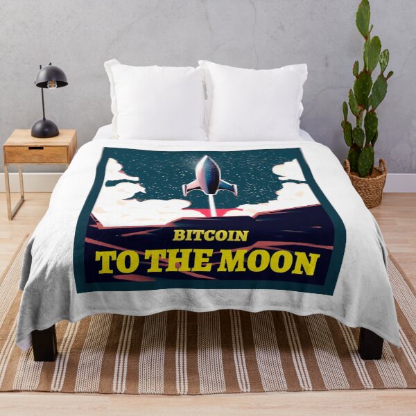 Item preview, Bitcoin To The Moon designed and sold by sillyconevalley.