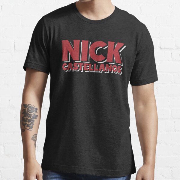 Nick Castellanos Cincinnati Reds Men's Red Backer T-Shirt 