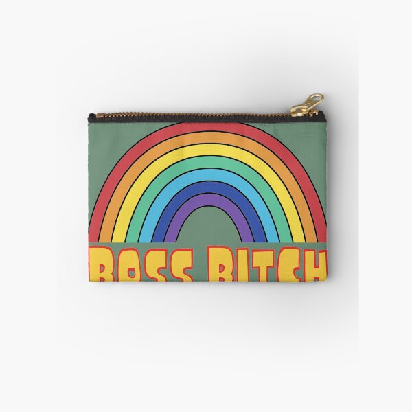 Item preview, The boss bitch - cute rainbow typography designed and sold by SidTastic .