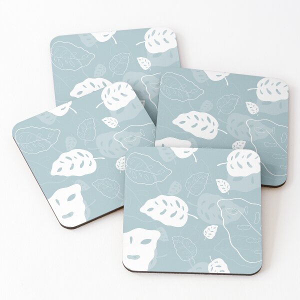 Item preview,  White leafs with Tiffany background  designed and sold by J sora.