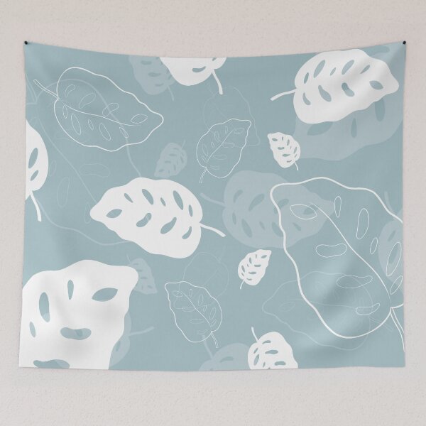 Item preview,  White leafs with Tiffany background  designed and sold by J sora.