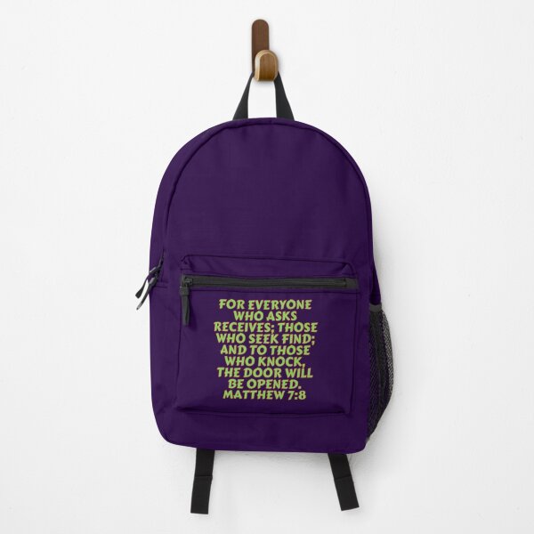 Item preview, Bible Verse Matthew 7:8 designed and sold by Prayingwarrior.